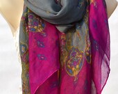 The new fashion folk style cotton scarf, Paris yarn scarf, gray mei red large size scarf, shawl, soft and comfortable women accessories
