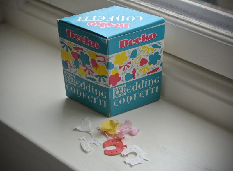 SALE Vintage Confetti Wedding Shapes featured image