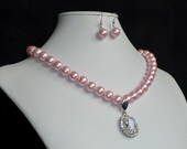 Wedding jewellery set  Pink Katessimo