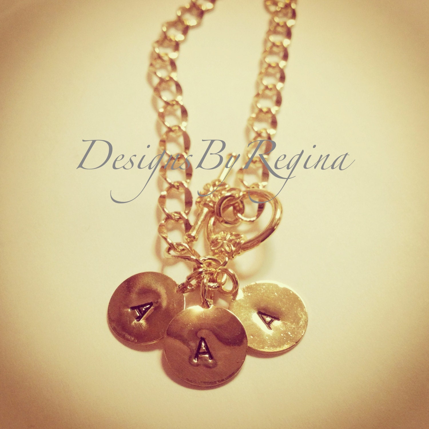Gold Plated Charm Bracelet
