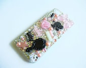 Iphone 5 Bling Decoden Case Pink Bow