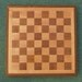 Walnut and Maple Chess Board, Handmade Solid Wood