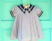 Vintage Gorgeous Sailor Dress 3-4T