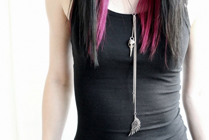 Bird skull Necklace