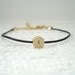 NEW: Monogram Initial Circle Leather Personalized Bracelet