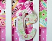 Custom Wooden Nursery Letters- Personalized Name- Baby Name- Girl Room Decor -Painted Wall Hanging Art- The Rugged Pearl