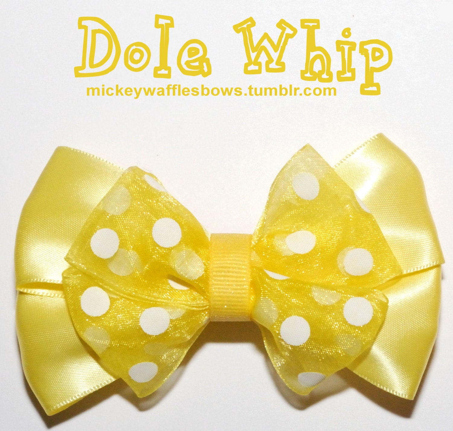 Dole Whip Hair Bow