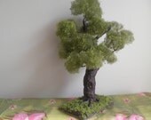 ooak tree miniature dollhouse diorama oak tree