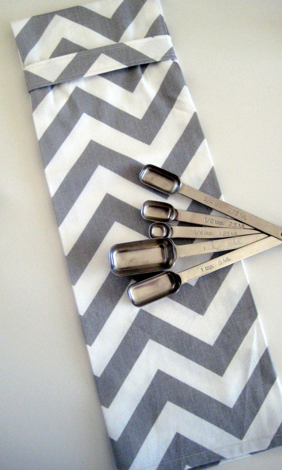 Grey Chevron  hanging towel - Hang Tight Towel (TM)
