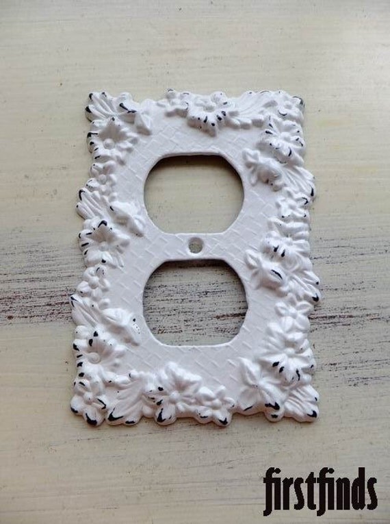 1 shabby chic electrical outlet cover vintage metal by 1 shabby chic electrical outlet cover vintage metal by