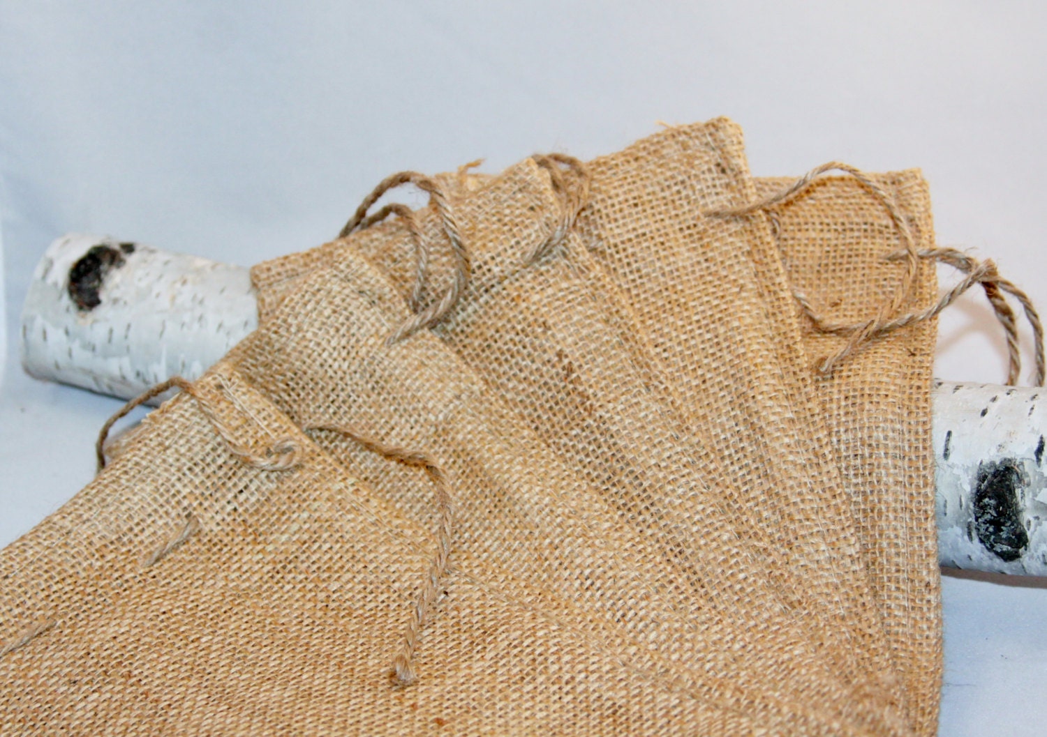 100 Burlap Bags 6x10 For Party Favors With Drawstring Jute Rustic Wedding Party Reception Supplies
