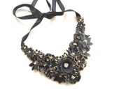 MADE TO ORDER - custom statement necklace - bridal necklace, bib necklace, wedding necklace, collage necklace