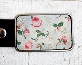 Floral Nickel Belt Buckle
