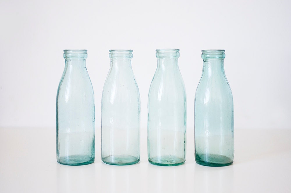 Vintage soviet milk bottle
