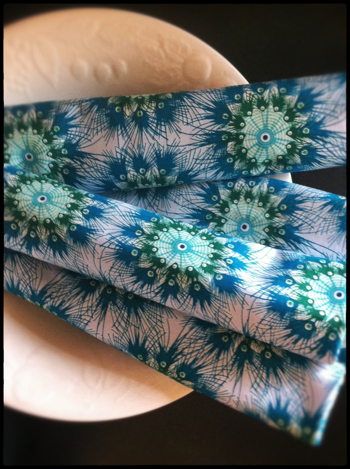 Premier Lord Pom Turquoise Cloth Napkin Set of 4