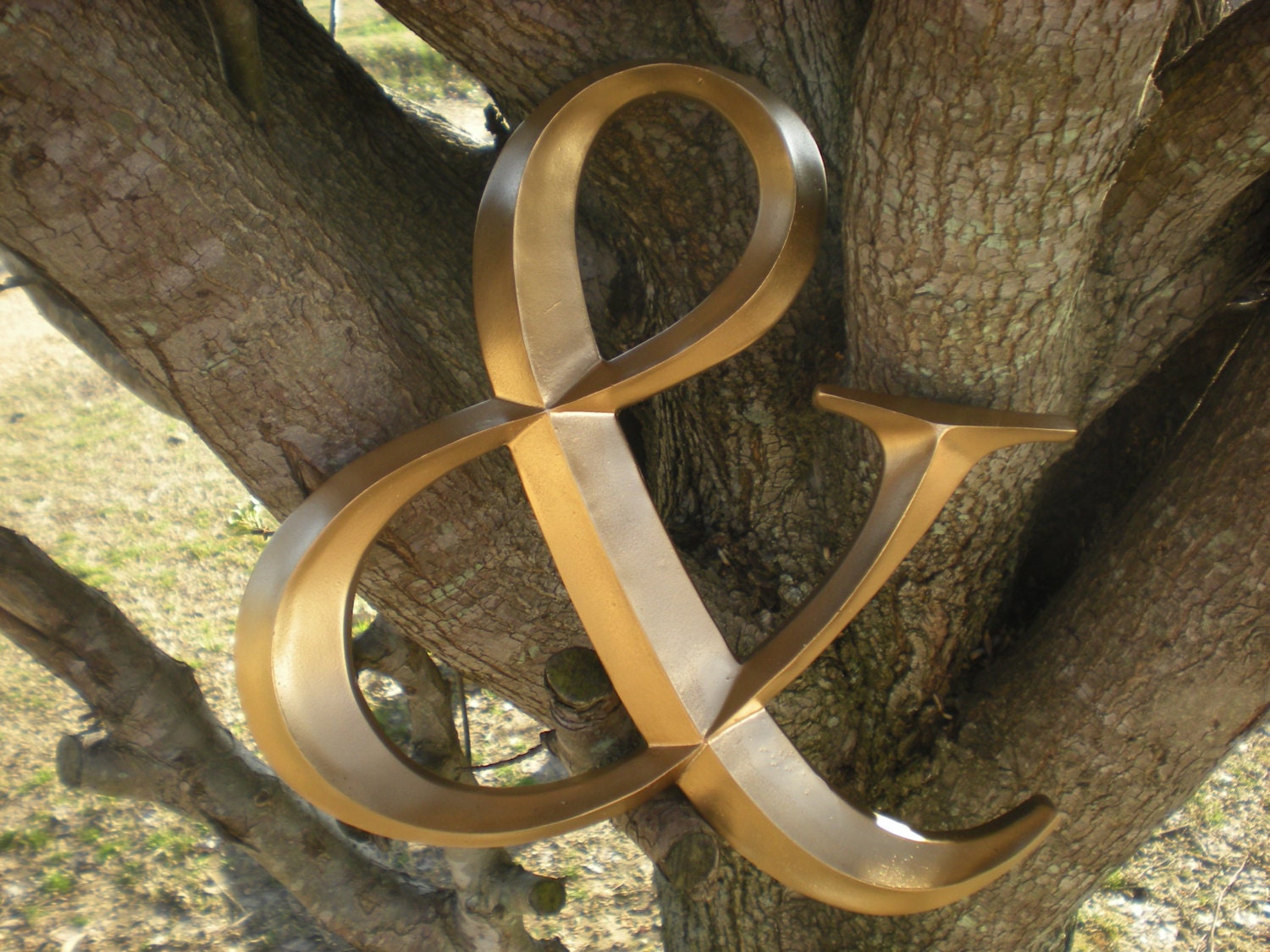 Gold- Ampersand-AND Sign-Alphabet Letters A-W- Wall Decor-Family Initials-Wedding-Photo Prop