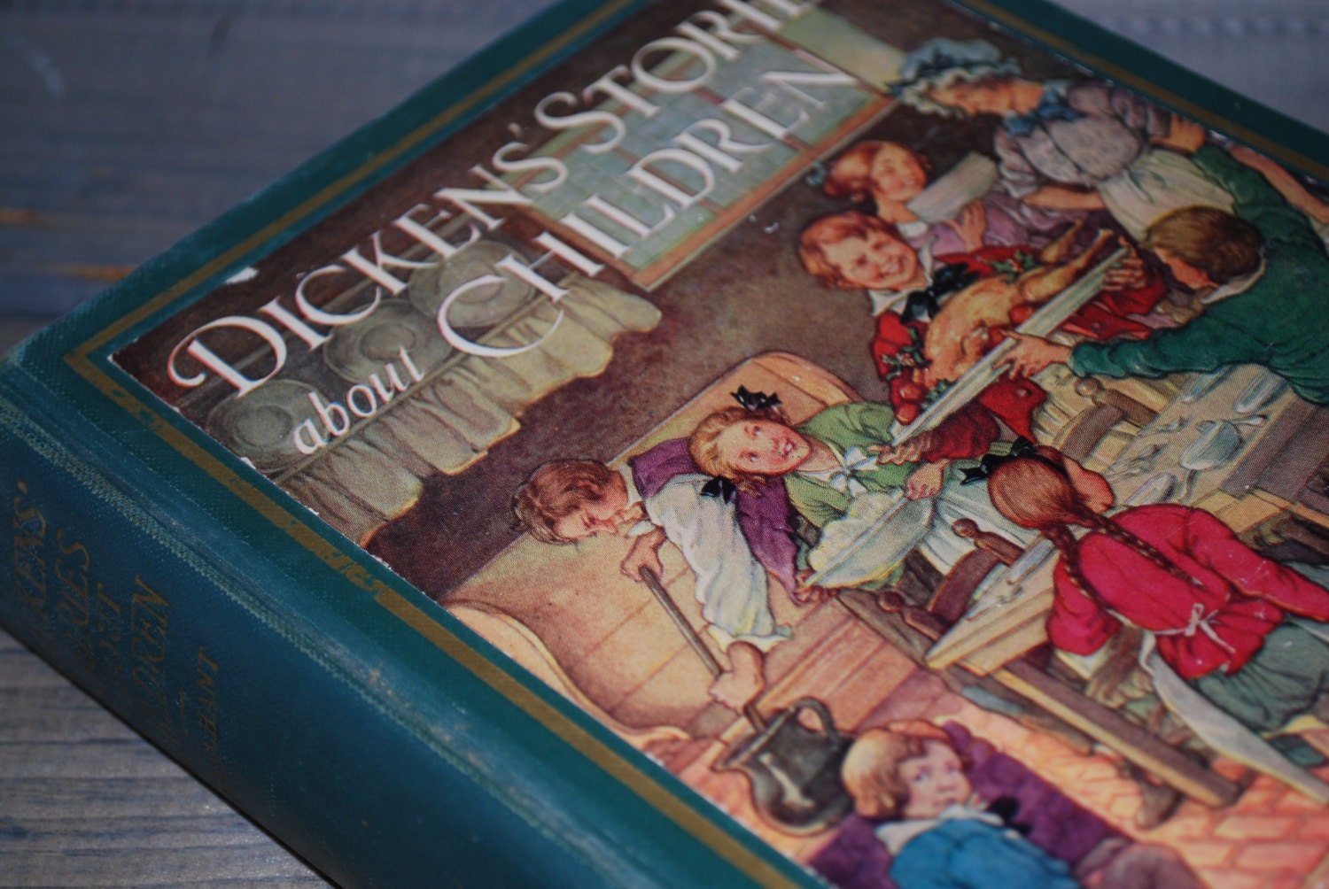 Dickens Stories about Children 1929, childrens vintage classic story book