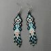 Ethnic style seed bead earrings