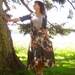 TiinaTeini- 70s Finnish Prairie Patchwork Summer Hippie Dress