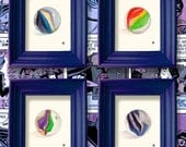 Batman, Robin, Catwoman and Joker marbles portrait - BATMAN SET -  watercolor work PRINT 8x10 - Marvel comic