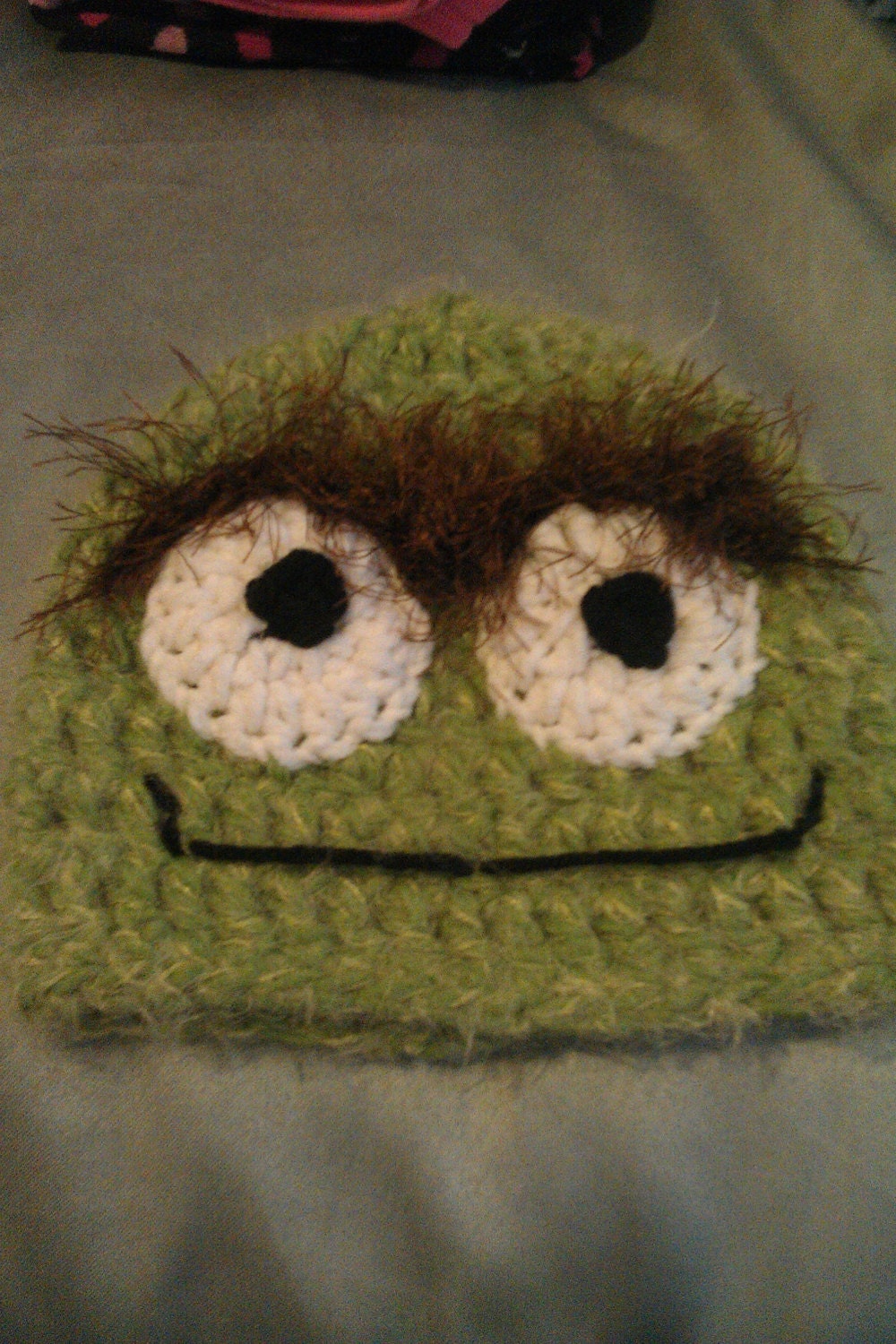 Grouchy Green Guy hat