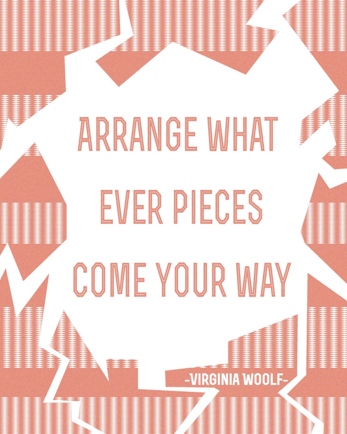 Virginia Woolf Quote Poster