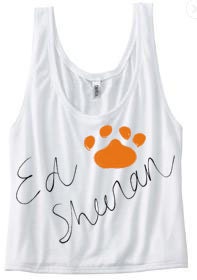 Ed Sheeran Pawprint Signature Style Shirt