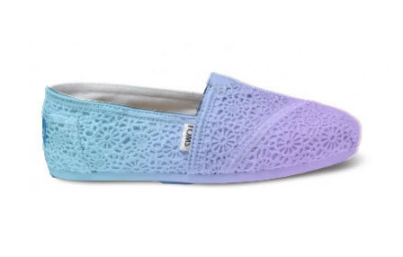 Dip Dyed Customizable Crochet Ombre TOMS Shoes