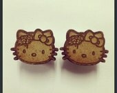 Zombie Hello Kitty Ear Plugs