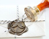Mustache Gold Plated Wax Seal Stamp x 1
