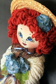 Country Gal Mop Doll