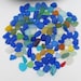 Bulk Sea Glass Beach Glass Genuine Cobalt Blue Tinies 100 Pieces Beach Decor Tiny
