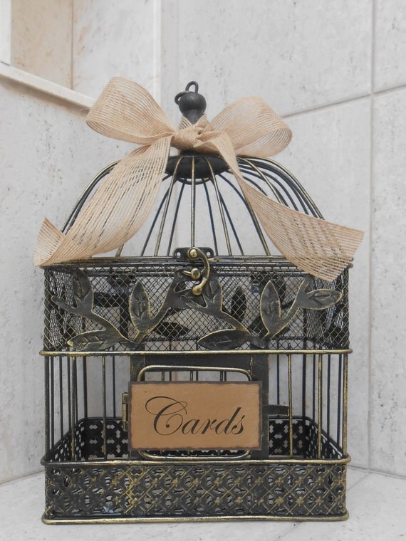 Birdcage Wedding Card Holder / Wedding Birdcage Cardholder