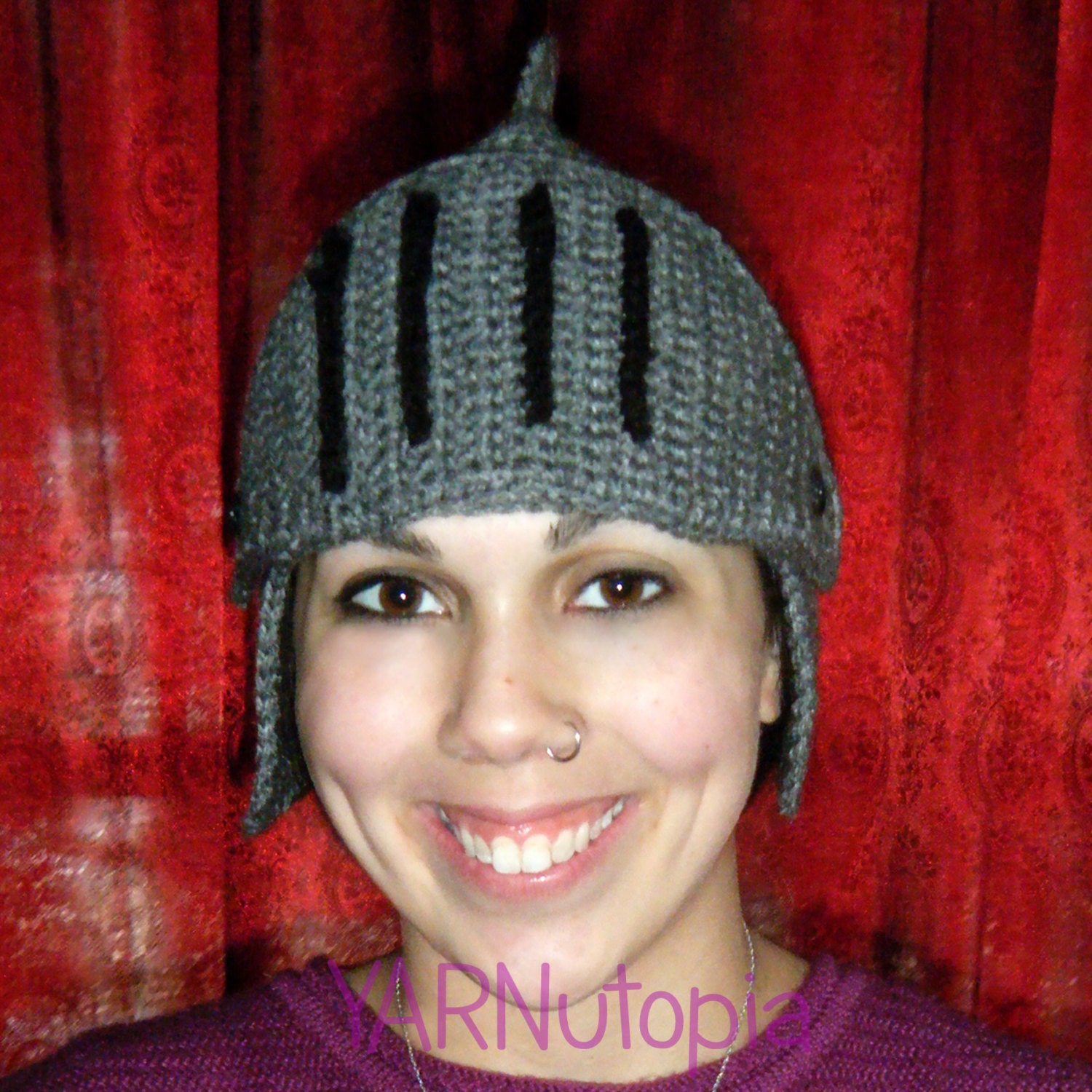 Knight in Shining Armor Helmet Hat Cap Gladiator Medieval