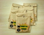 Batman & Robin Little Boy Superhero Comic Birthday Party Treat Bags/Favor Bags (set of 20)