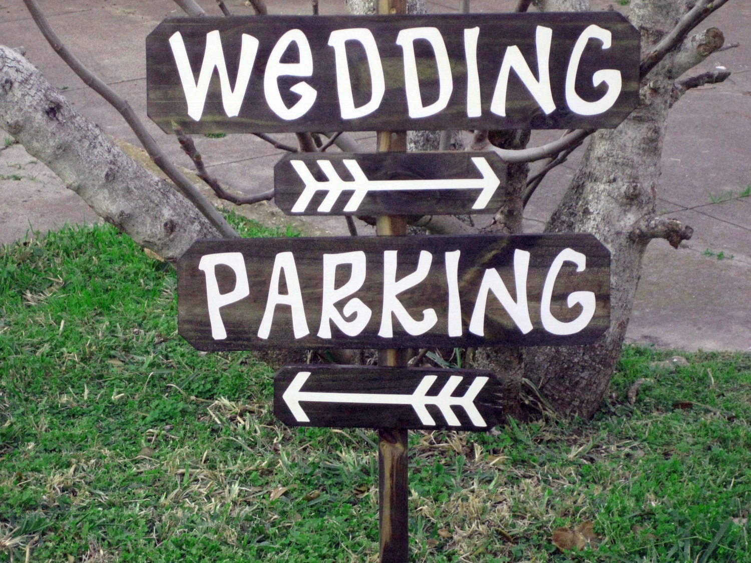 Outdoor Wedding Decor Wooden Wedding Sign Wedding by CardozaWood