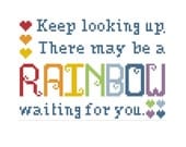 Keep Looking Up Cross Stitch Pattern PDF