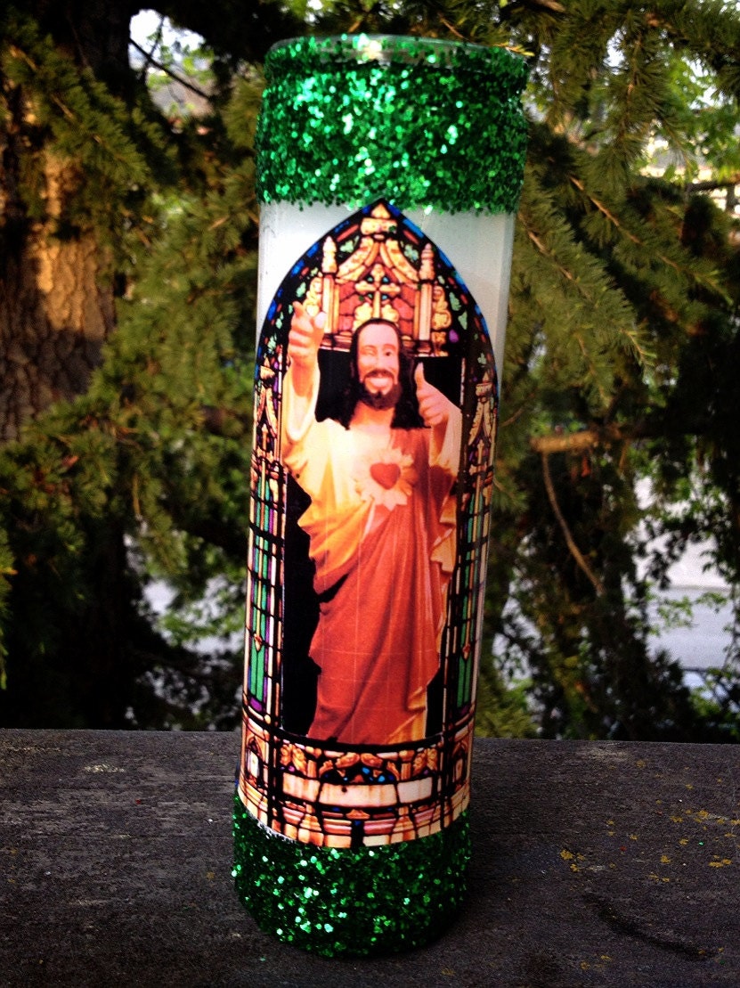 Buddy Christ Nuevo Santos Candle