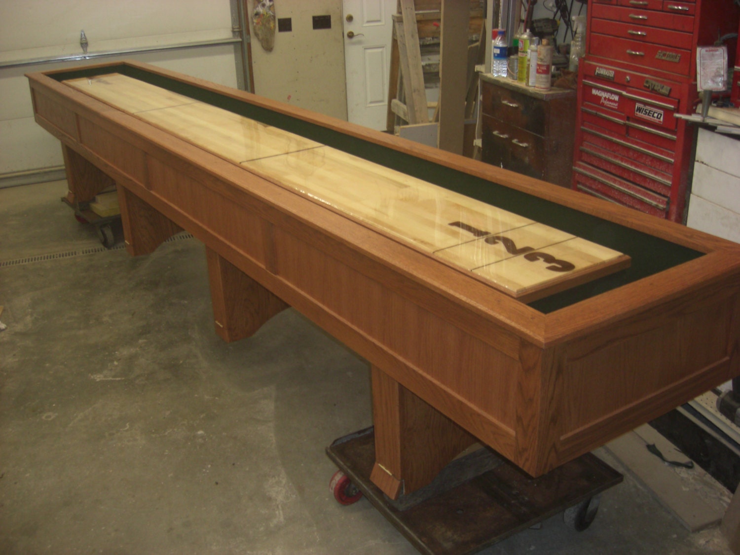 Custom Shuffleboard Table