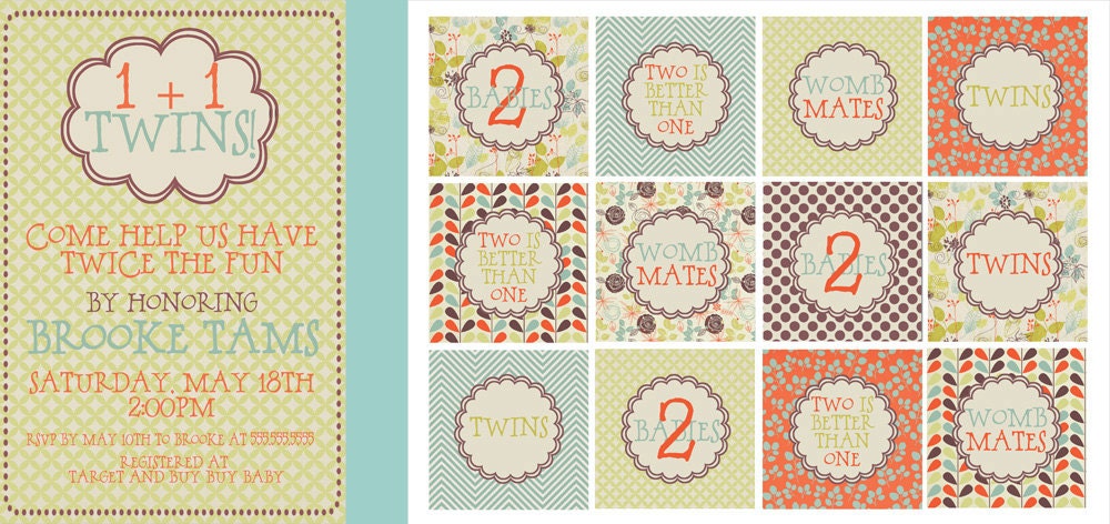 Complete DIY Womb Mates Party PDF Printable Collection Il_170x135