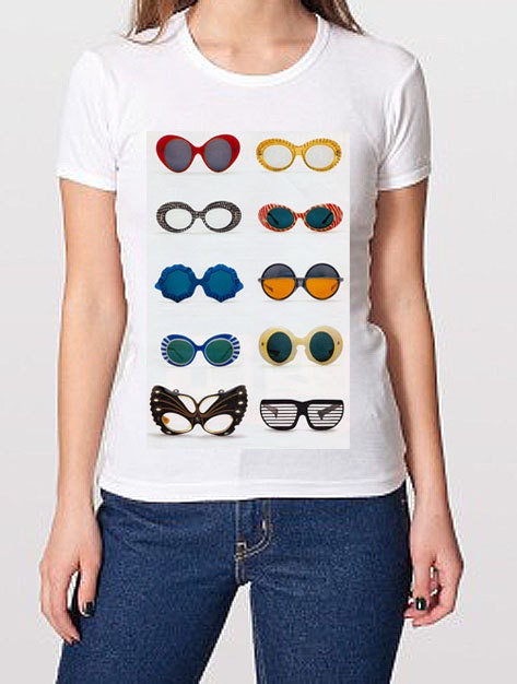 Cute Glasses T-shirts. Small to X-Large.