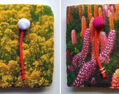 Pom-pom Floral collage (x 2)