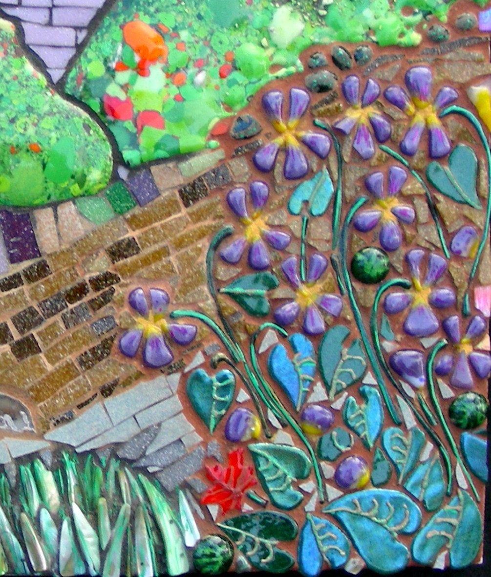 Mixed media mosaic - "Wisconsin"