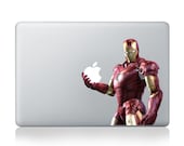 Ironman  - Mac Decal Macbook Stickers Macbook Decals Apple Decal for Macbook Pro / Macbook air / iPad / iPad 2 / iPad 3 / iPhone