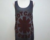 Red Hot New Version (Size M) : Symbol T-shirt Tank Top Tunic Unisex Shirt Vest Women Sleeveless Men Singlet Gray Black T-Shirt