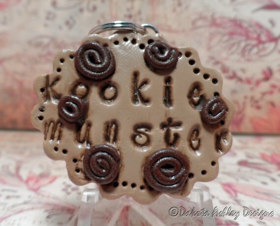 Cookie Monster Dog Collar Inspired Kookie by DakotaAshleyDesigns
