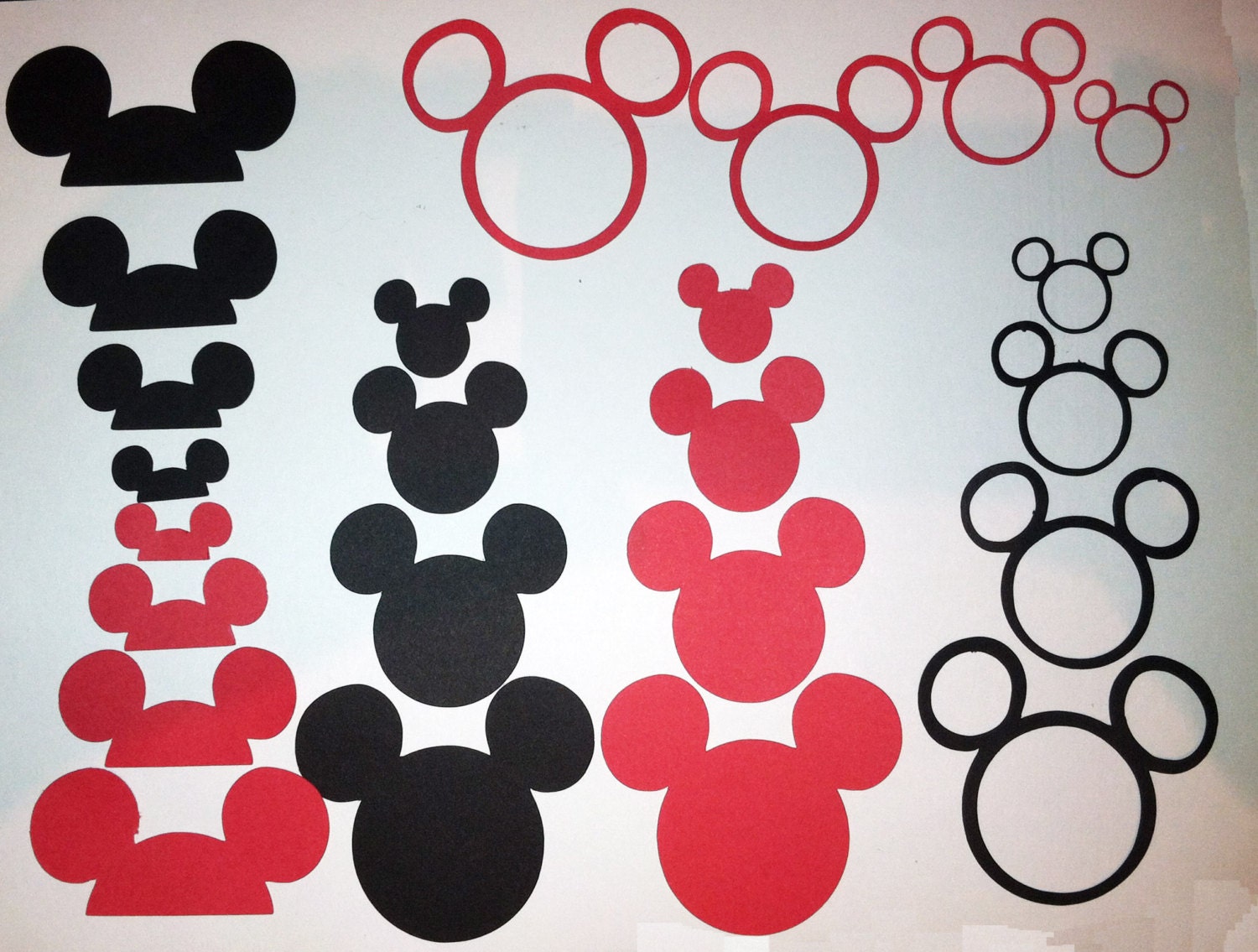 Mickey Mouse Disney Scrapbook Pack, Disney World, Cricut die cuts, Personalization