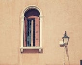 at here - 4x4, 5x5, 8x8 - fine art print, wall decor - travel photography, Europe, vivid, architecture, apricot, peach, orange