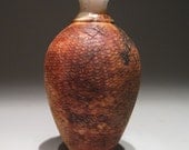 Scaled Scribs - Saggar fired white raku clay body