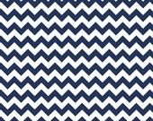Small Navy Chevron - Riley Blake Chevron - Blue Chevron Fabric - 1 YARD